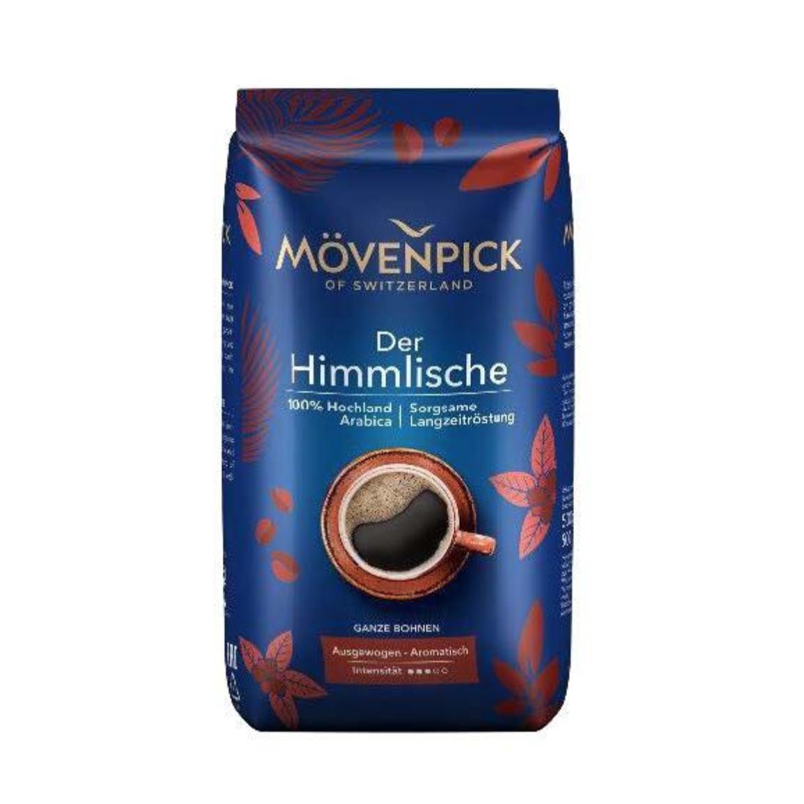 Кофе в зернах Movenpick of Switzerland Der Himmlische, 500 гр., фольгированный пакет