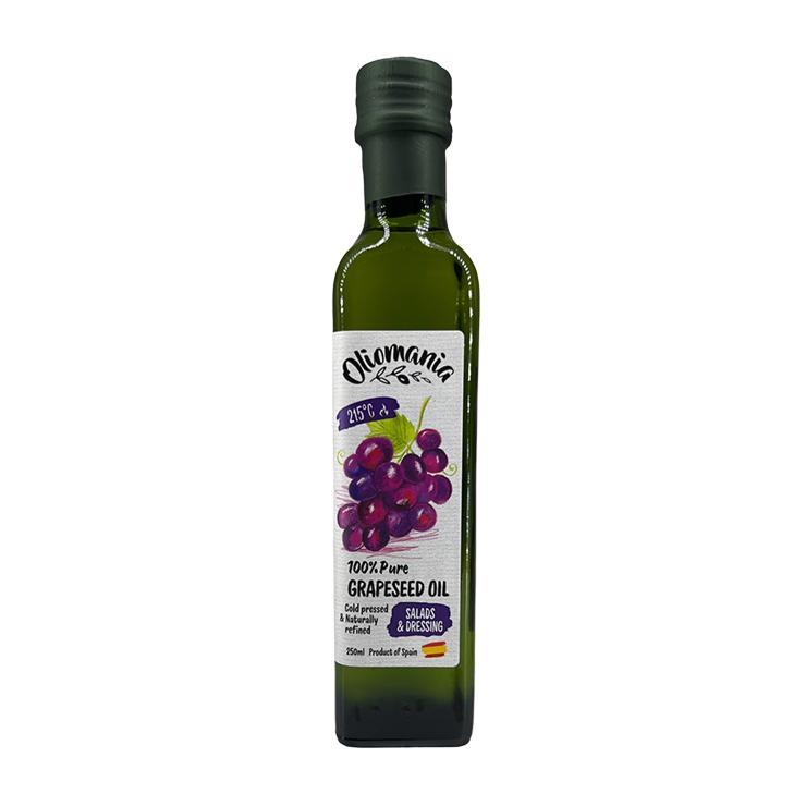 Масло виноградной косточки Oliomania рафинированное 250 мл., стекло