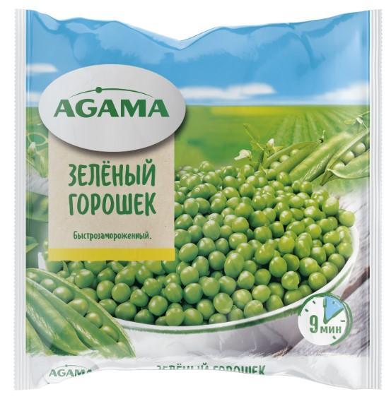 Горошек Hortex зеленый 400 гр., флоу-пак