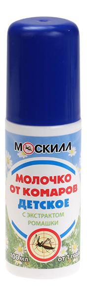 Молочко-спрей от комаров Москилл, с экстрактом ромашки детское, 100 мл., аэрозольная упаковка