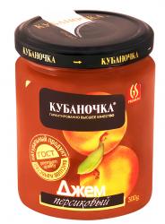 Джем персиковый Кубаночка, 300 гр., стекло
