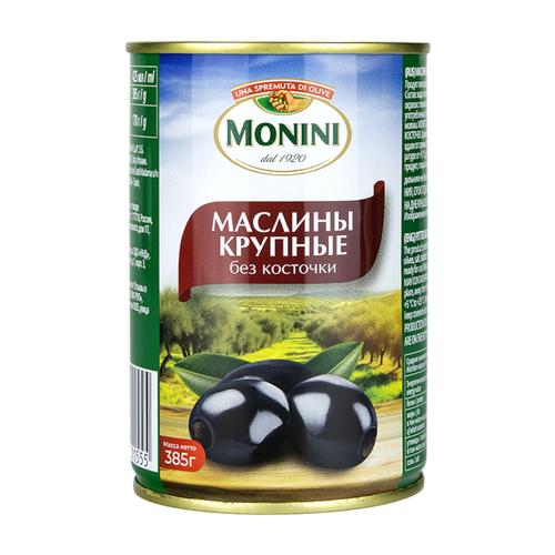 Маслины Monini крупные без косточки 385 гр., ж/б