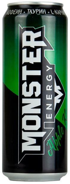Напиток энергетический Monster Зеленый Яблоко-Киви 500 мл., ж/б