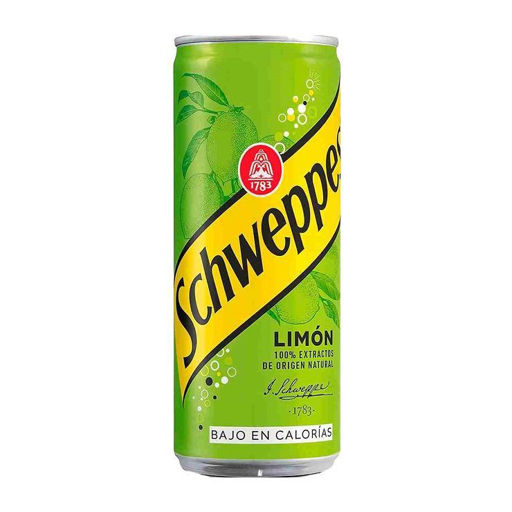 Напиток газированный Schweppes лимон оригинал Польша 330 мл., ж/б