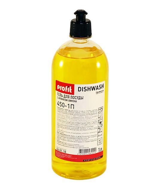 Средство для мытья посуды Profit dishwash lemon концентрат, 1 л., ПЭТ