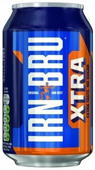 Напиток газированный IRN BRU xtra 330 мл., ж/б