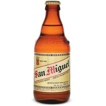 Пиво San Miguel Especial, фильтрованное, пастеризованное, светлое , 5,4%, 330 мл., стекло
