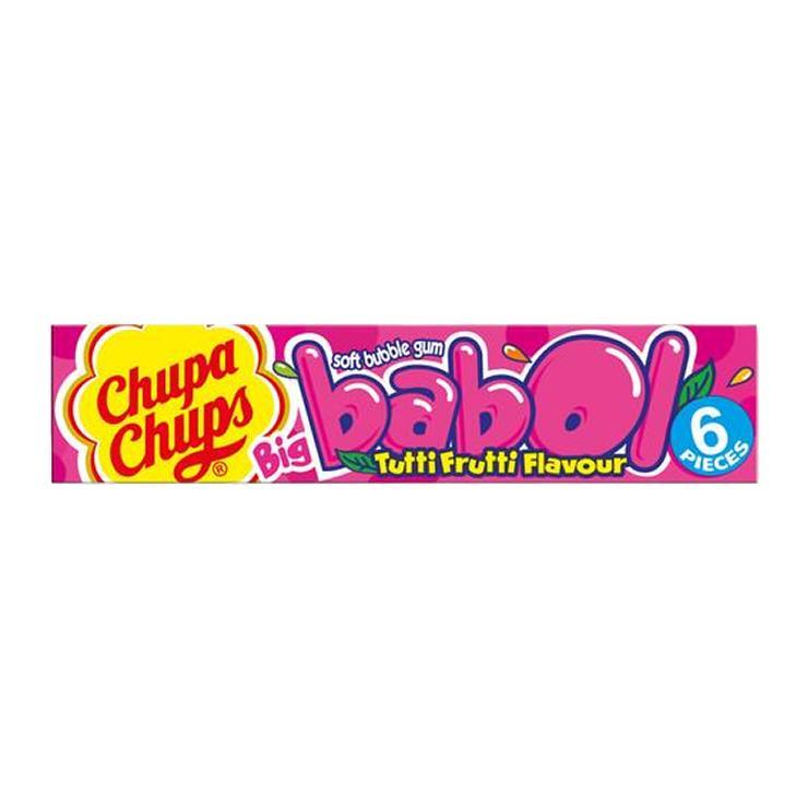 Жевательная резинка Chupa Chups big babol tutti frutti 27,6 гр., обертка