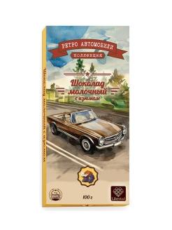 Шоколад Libertad Retro молочный с изюмом 80 гр., картон
