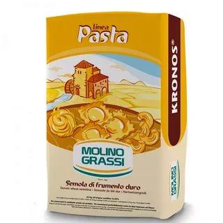 Мука Molino Grassi пшеничная из твердых сортов пшеницы для пасты, 1 кг, бумажная упаковка