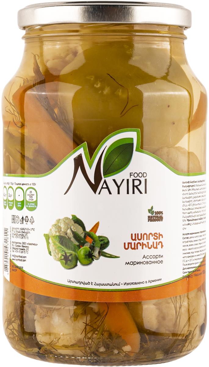 Овощное ассорти Nayiri food Соленое 3 кг., стекло