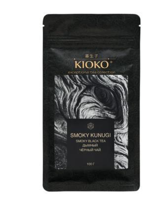 Чай черный Kioko Smoky Kunugi листовой 100 гр., дой-пак