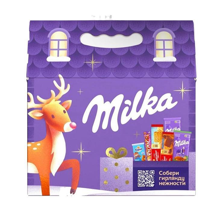Набор кондитерской продукции  Milka Большой новогодний микс домик 582 гр., картон