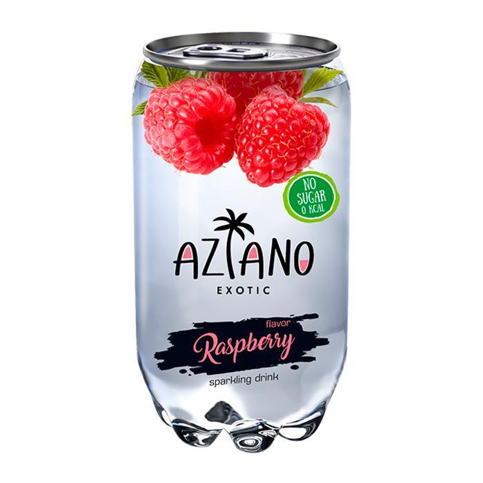 Напиток газированный Aziano малина  350 мл., ПЭТ