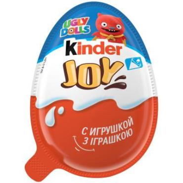Яйцо Kinder Joy шоколадное Ugly Dolls, 20 гр., ПЭТ