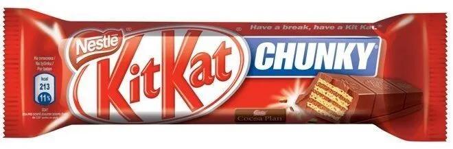 Батончик шоколадный Kit-Kat Chunky 38 гр., флоу-пак