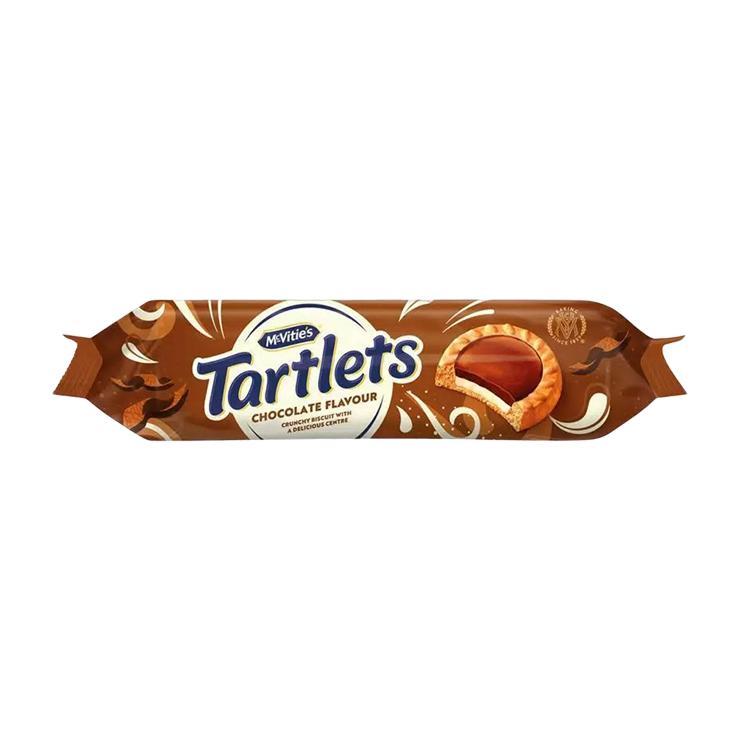 Печенье McVitie's тарталетки песочные в молочном шоколаде молочная начинка 100 гр., флоу-пак