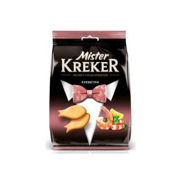 Крекер со вкусом креветок, Mister Kreker, 90 гр., флоу-пак