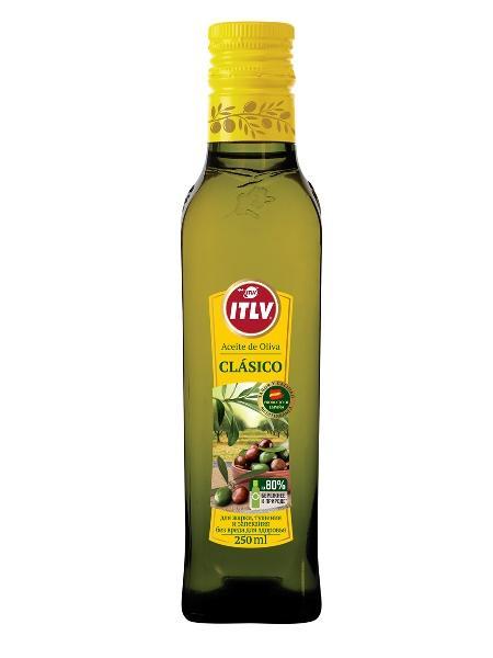 Оливковое масло ITLV Clasico 250 мл., стекло