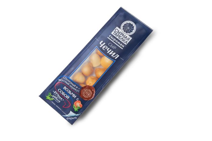 Сыр Сырная Тарелка Чечил шарики копченые 40% пакет, 100 гр., пакет