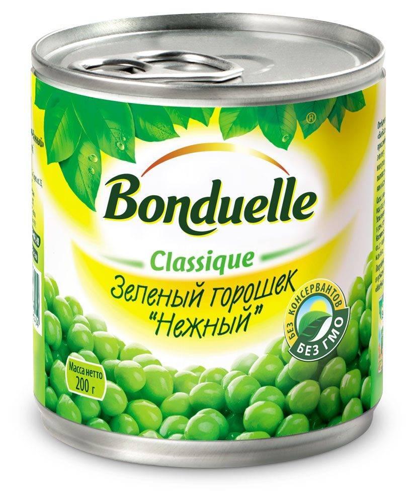 Горошек Bonduelle зеленый Нежный, 212 гр., ж/б