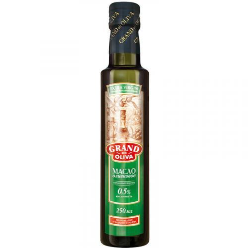 Масло оливковое Grand di Oliva нерафинированное, 250 мл., стекло