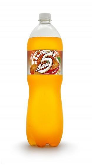 Напиток сильногазированный со вкусом апельсина, Дай 5, 1,5 л., ПЭТ