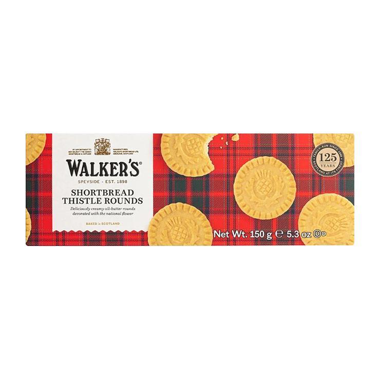 Печенье песочное Walker's Shortbread Rounds со сливочным маслом 150 гр., картон