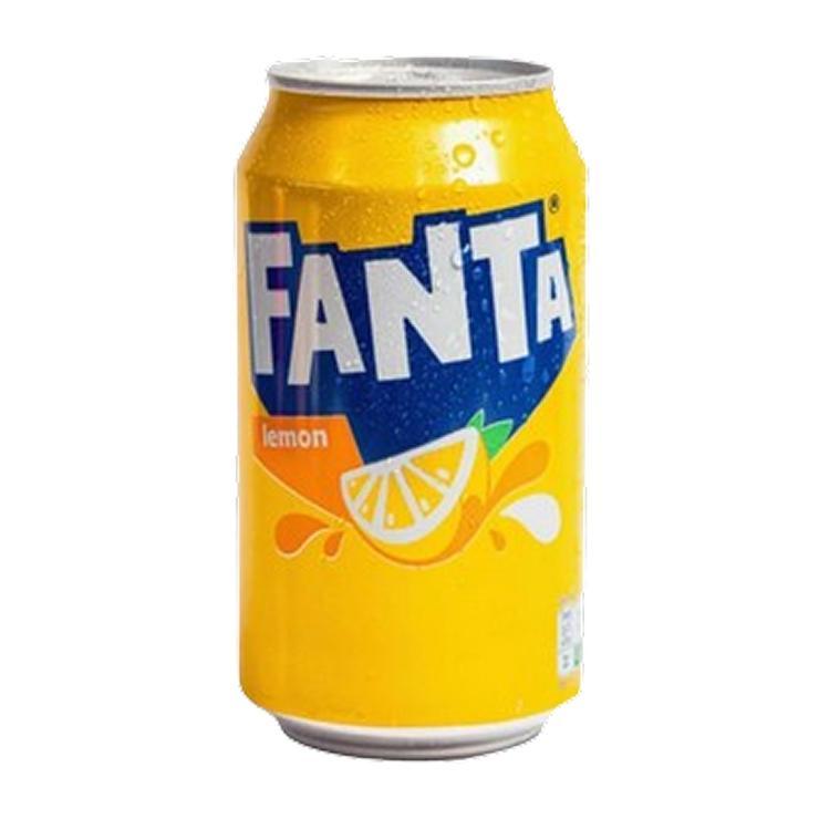 Напиток газированный Fanta лимон Великобритания 330 мл., ж/б