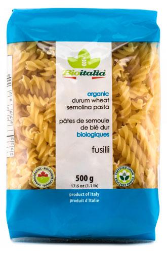 Макаронные изделия Bioitalia Fusilli, 500 гр., флоу-пак