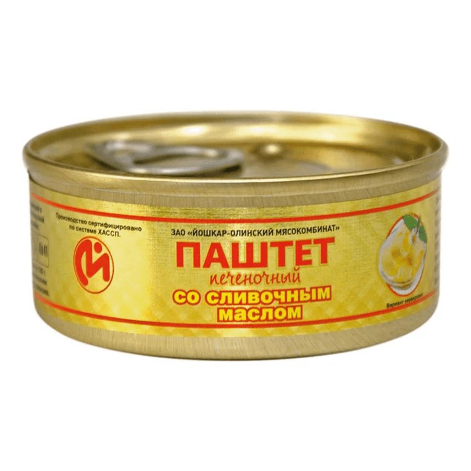 Паштет Йола печеночный сливочный ТУ 100 гр., ж/б