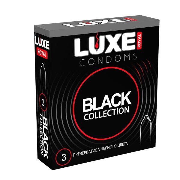 Презервативы Luxe Royal Black Collection, картон