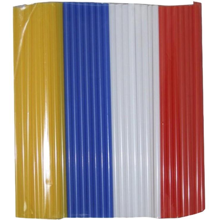 Трубочки для коктейлей прямые Фарт 24 см микс 500 гр., пакет