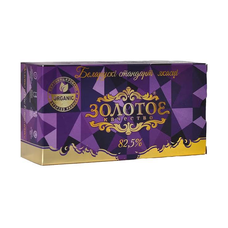 Масло сливочное Золотое Качество 82,5% 180 гр., картон