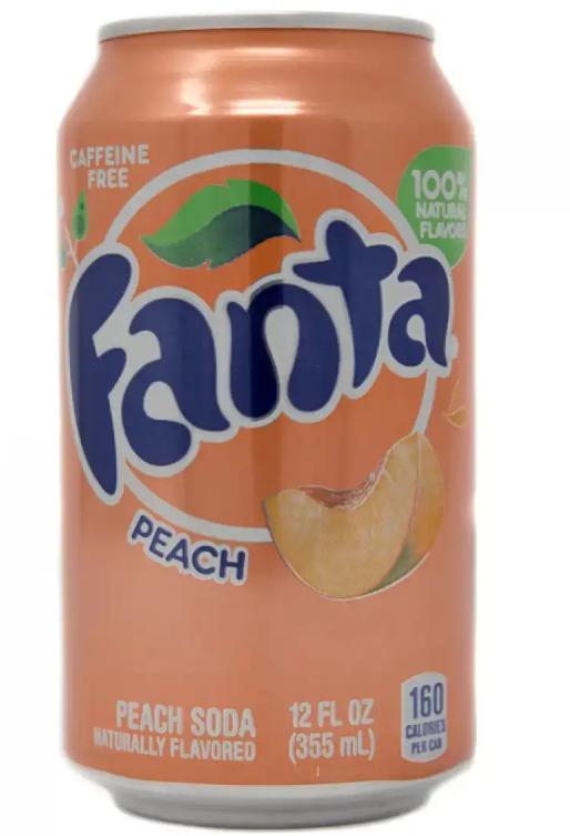 Напиток газированный Fanta Персик 355 мл., ж/б