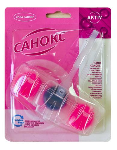 Освежитель для унитаза Санокс Color Fresh Голубая вода 40 гр., блистер