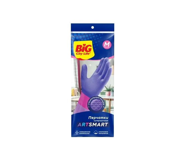 Перчатки Big City Life латексные ArtSmart M (30шт/ящ)