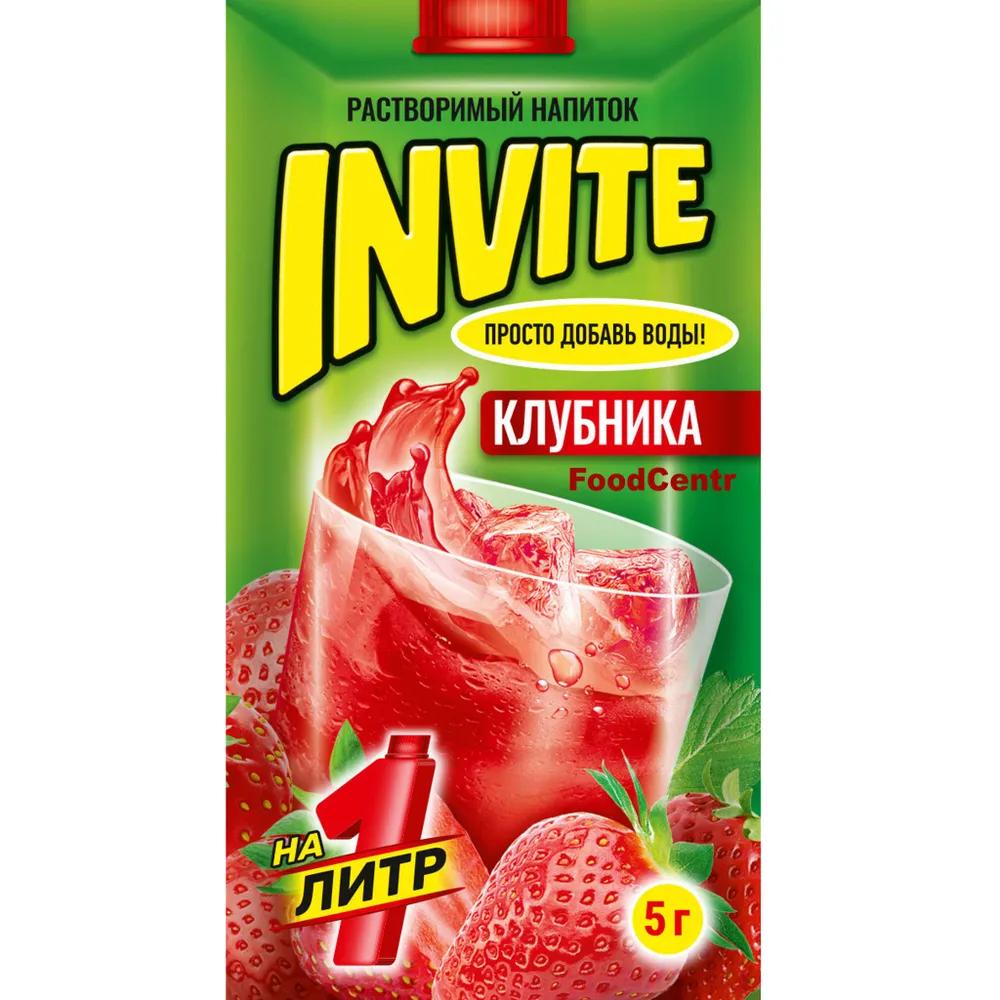 Напиток растворимый Invite клубника 5 гр., саше