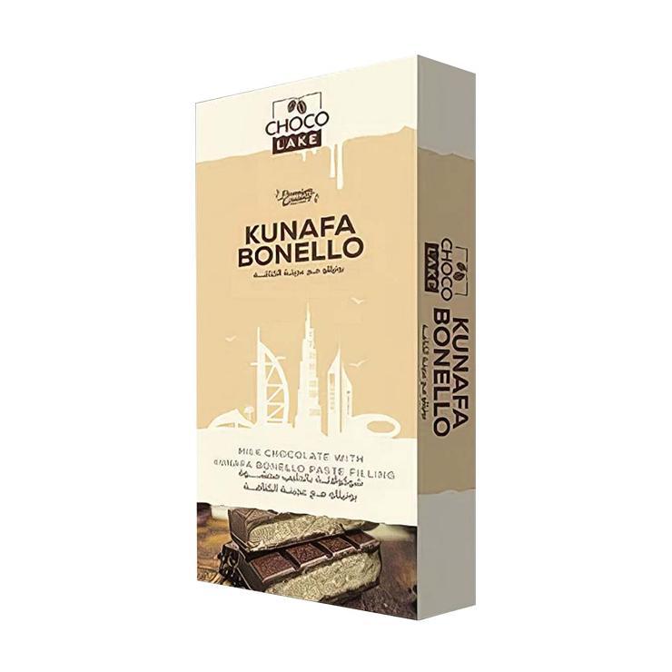 Шоколад ChocoLake Kunafa молочный с начинкой из пасты кунафа с кремом бонелло 190 гр., картон