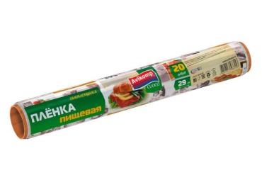 Пищевая плёнка Avikomp для продуктов, 20 м., 6 мкм., 100 гр., обертка фольга/бумага