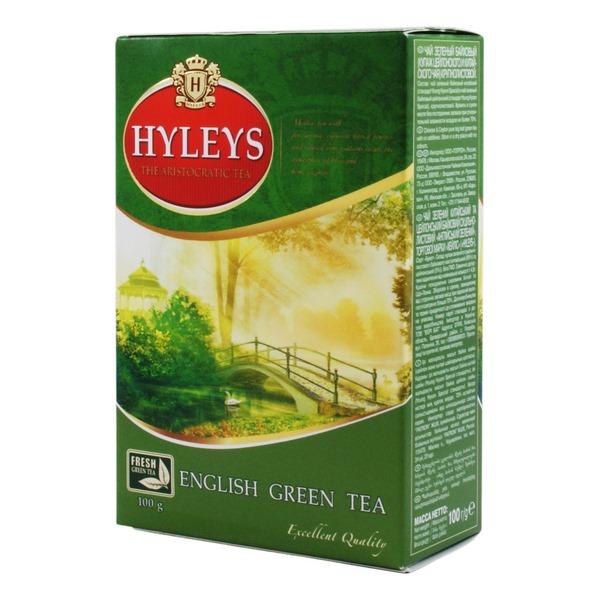 Чай Hyleys зеленый крупнолистовой, 100 гр., картон