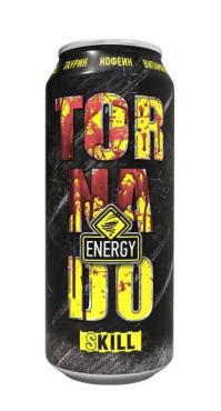 Напиток энергетический Tornado Energy Skill газированный 450 мл., ж/б