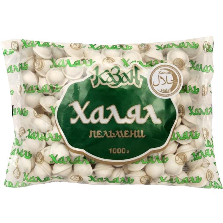 Пельмени Казан Халял говядина птица, 1 кг., флоу-пак