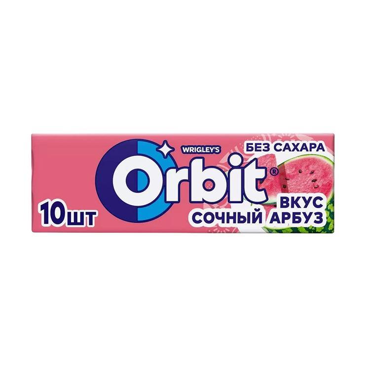 Жевательная резинка Orbit сочный арбуз 13,6 гр., обертка