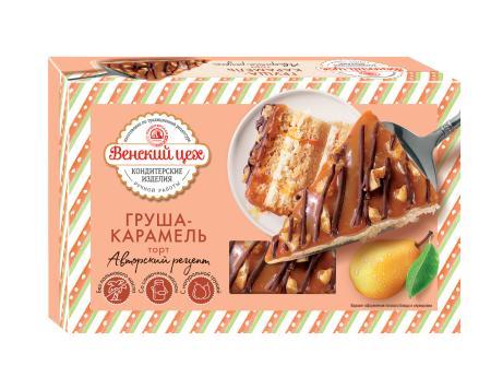 Торт Черёмушки Венский цех Груша карамель 420 гр., картон