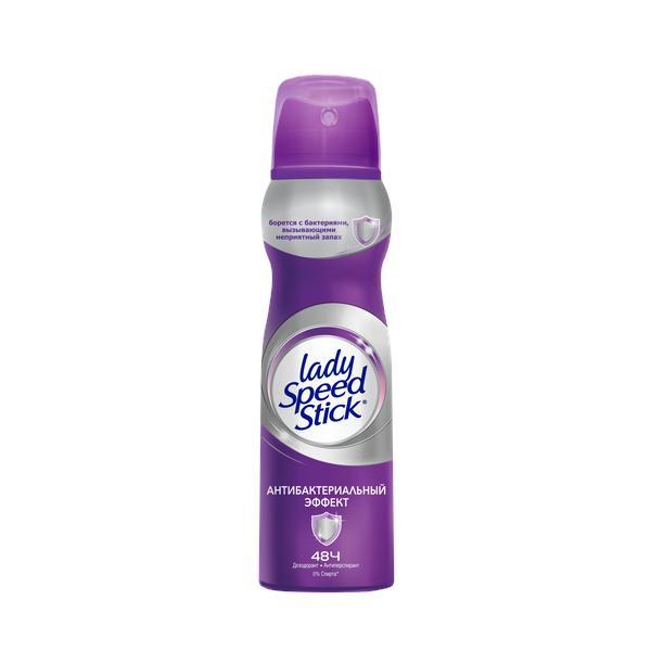 Дезодорант Lady Speed Stick антибактериальный эффект женский 150 мл., баллон