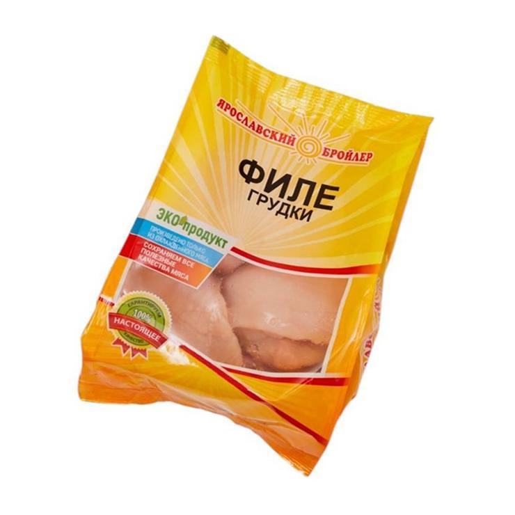 Филе грудки Ярославский бройлер з/м 770 гр., пакет