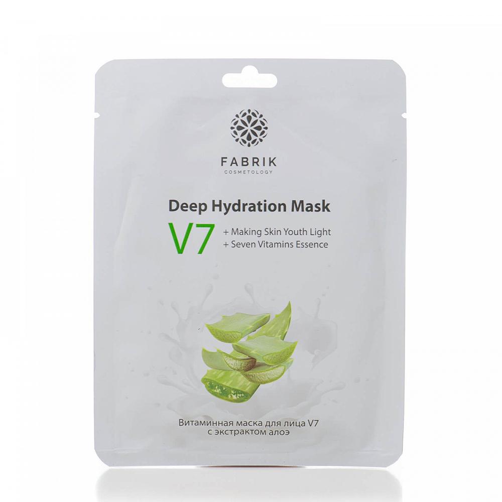 Тканевая маска для лица Fabrik Cosmetology V7 алоэ 30 гр., саше