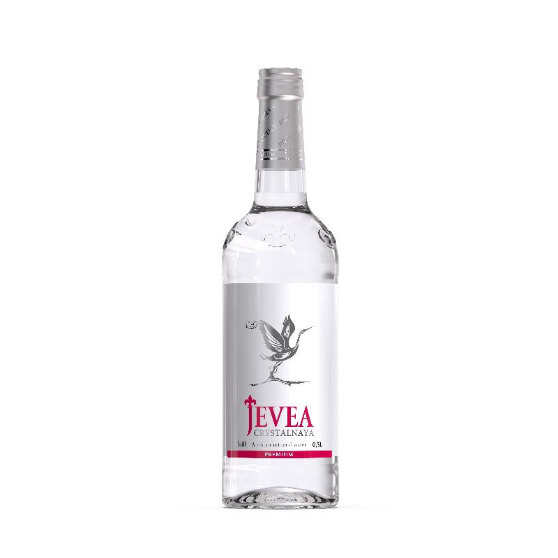 Вода негазированная Jevea Premium 500 мл., стекло