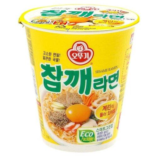 Лапша быстрого приготовления OTTOGI sesami ramen с кунжутом 65 гр., стакан